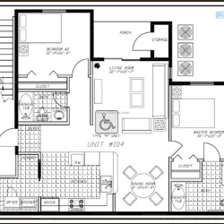 2 and 3 Bedroom Floor Plans