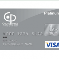 Coosa Pines FCU Visa Platinum Credit Card