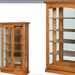 Traditional Sliding Door Curio