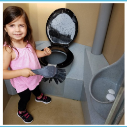 Portable Toilet with Sink