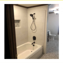 Tub Area and Shower