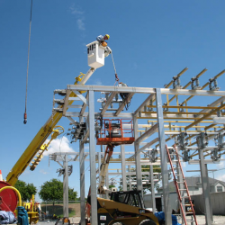 Substation Structure Erection & Equipment Mounting
