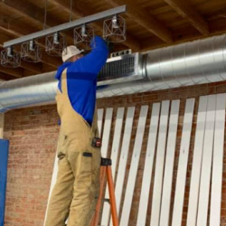 Spiral/Exposed Ductwork