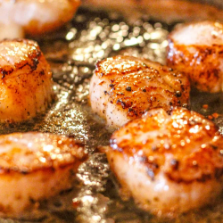 Broiled Scallops