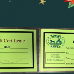 Gift Certificate
