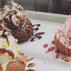 Donut Ice Cream Sundae