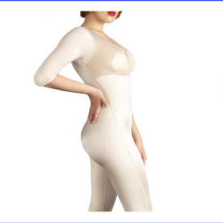 Long Girdle with Sleeves and Second Skin Bra