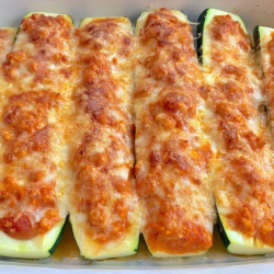 2 Zucchini Boats