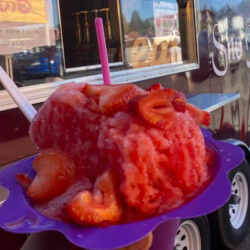 Strawberries & Cream Shaved Ice