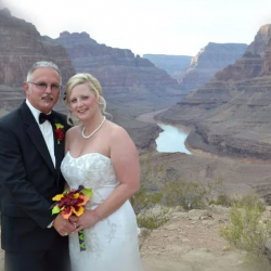 Grand Canyon Floor Landing Helicopter Ceremony