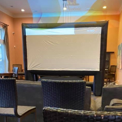 75-Inch TV, and Built-in Bar