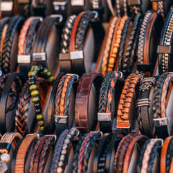 Leather Beaded Bracelets