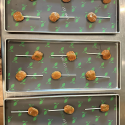 Caramel Apple Alien Pops