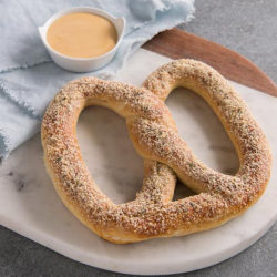 Roasted Garlic Parmesan Pretzel