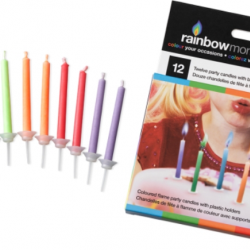 Assorted Party Candles (12CT)