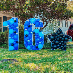 Balloon Mosaic Letters/Numbers