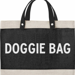 Blk Mini Market Tote-Doggie Bag