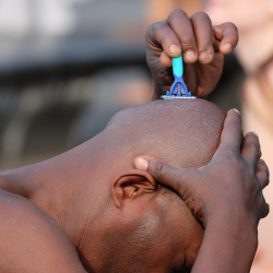 Straight Razor Head Shave