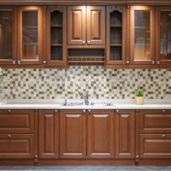 Handcrafted Maple Kitchen Cabinets