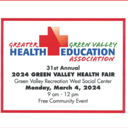 31st Annual Green Valley Health Fair