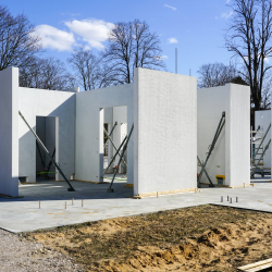Precast Concrete Panels Installation