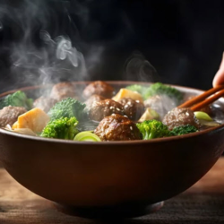 Delicious Hot Food Selection