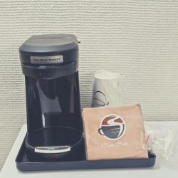 In-Room Fridge & Coffee Maker