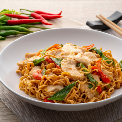 Spicy Thai Basil Noodles