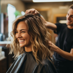 Precision Haircut and Styling