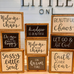 Mini Box Signs
