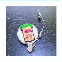 Chill Pill Reel Badge Holder