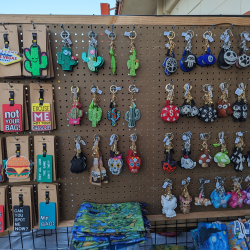 Luggage Tags and Rhinestone Keychains