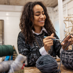 Finger Knitting Class