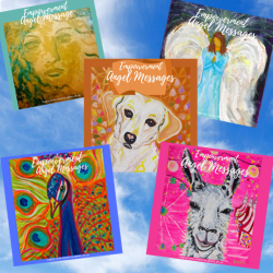 Empowerment Pink Llama Angel Cards