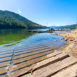 Two Boat Launching Ramps