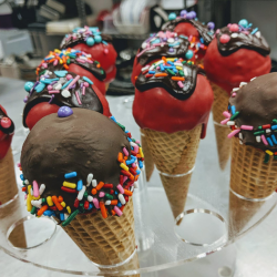 Iced Cake Cones