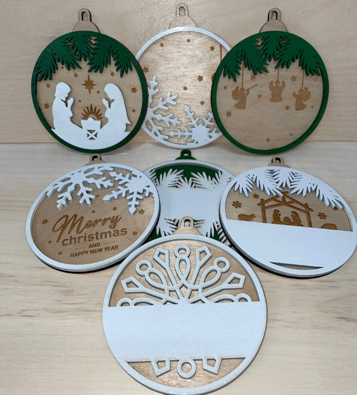 Personalized Wooden Ornaments