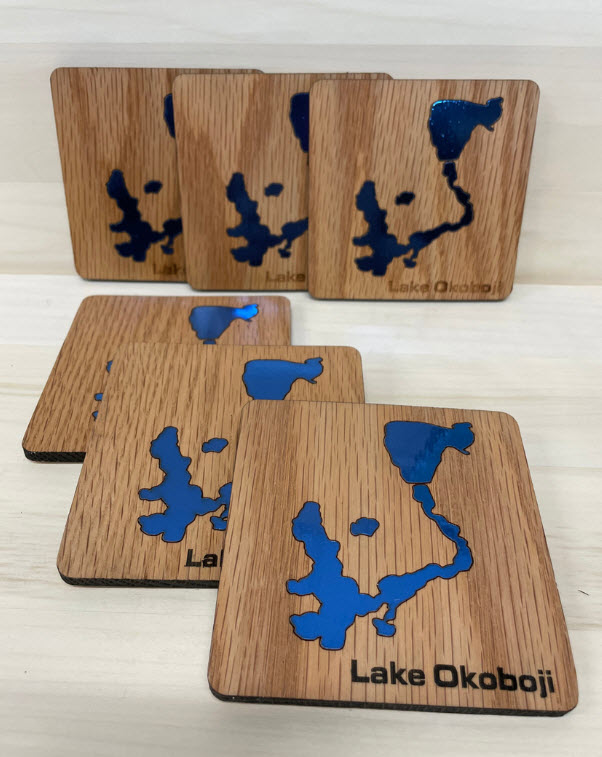 Lake Okoboji Coasters