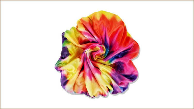 Tie Die Silky Satin Bonnet