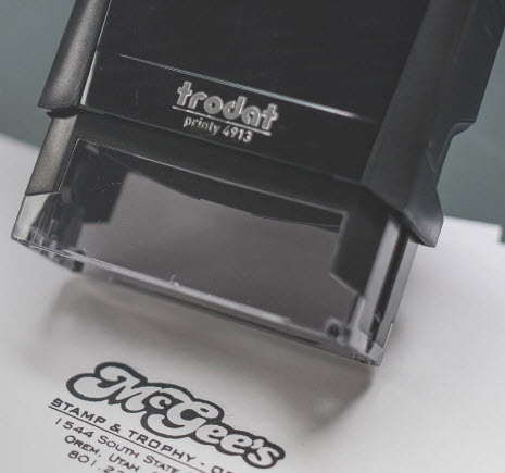 Self-Inking Stamp - McGees Stamp & Trophy