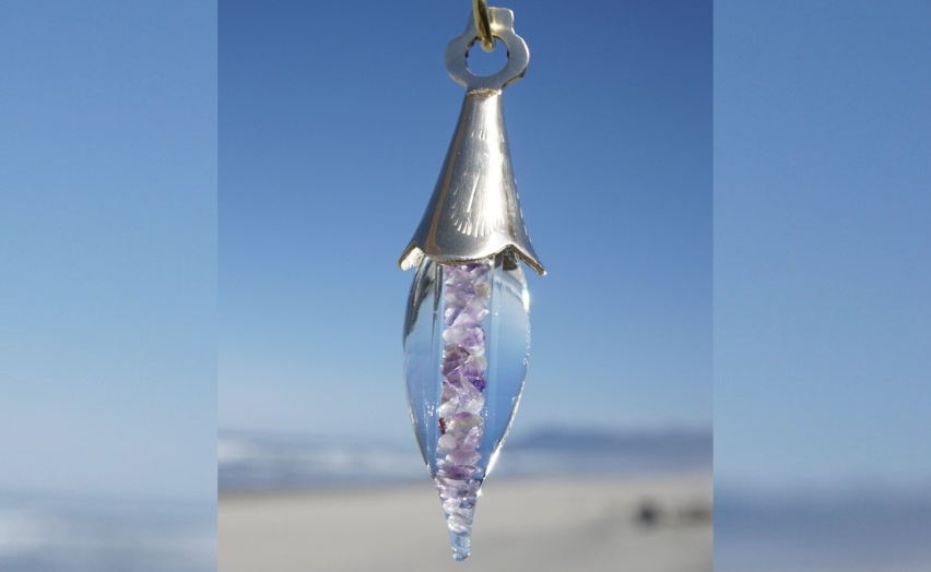 Chandelier W/Natural, Preciosa, or Swarovski Birthstones