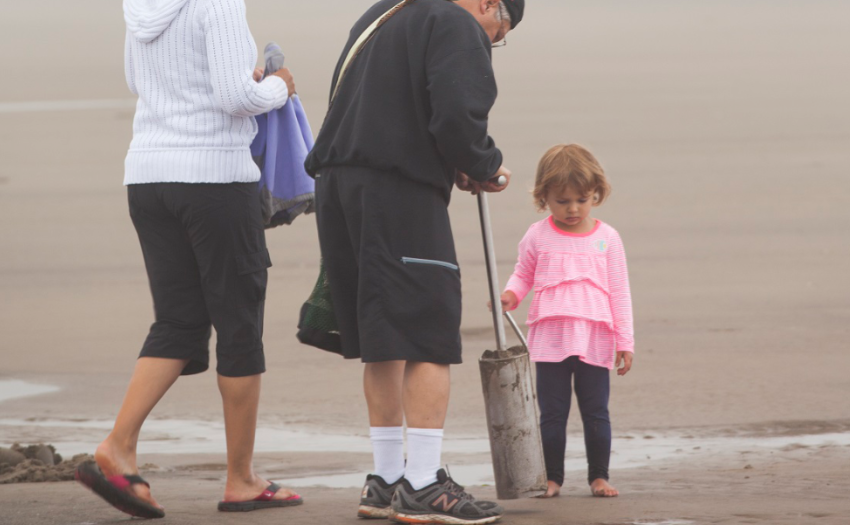 Clamming