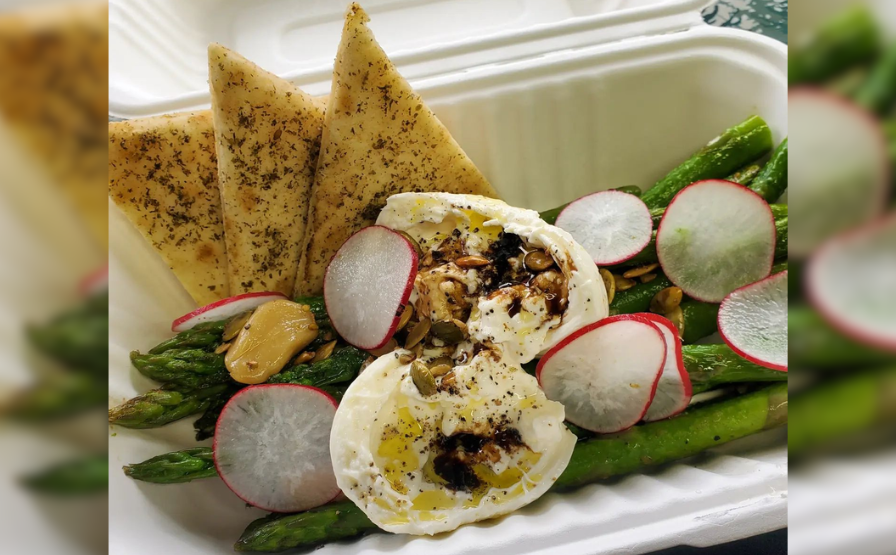 Asparagus Burrata Appetizer