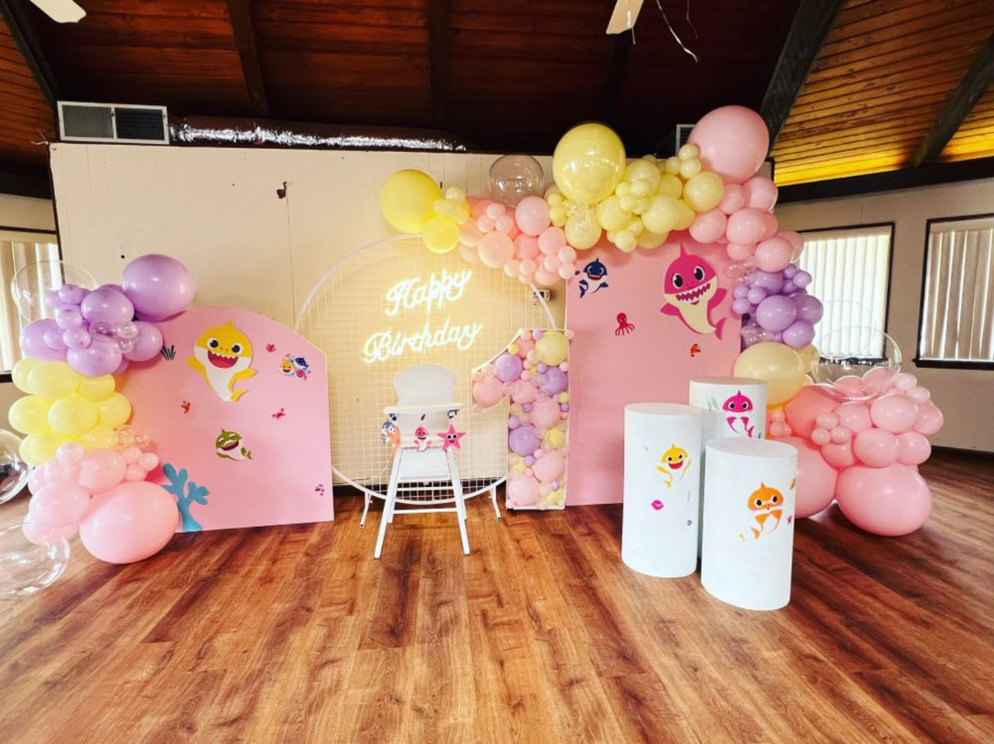 Party Backdrop Set Up