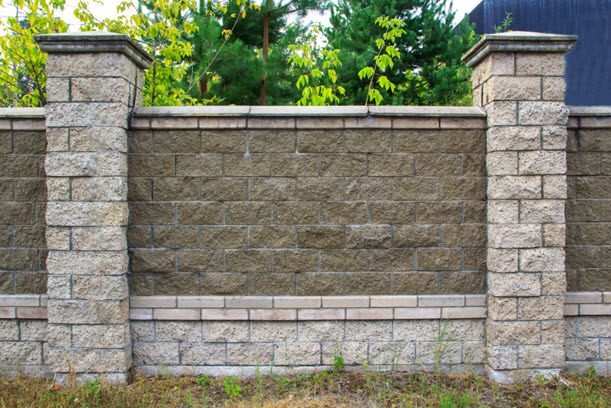 Concrete Rail Fence