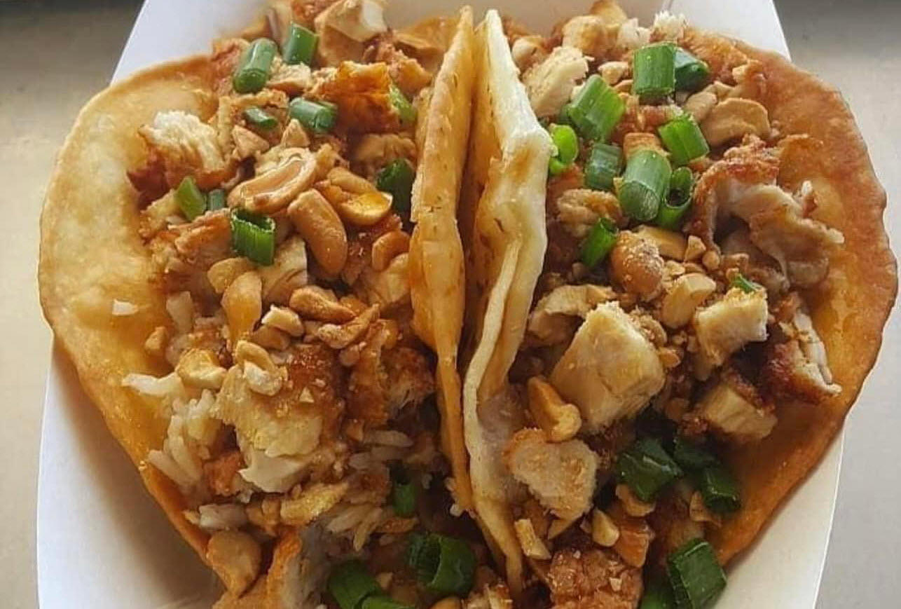 Cashew Chicken Tacos