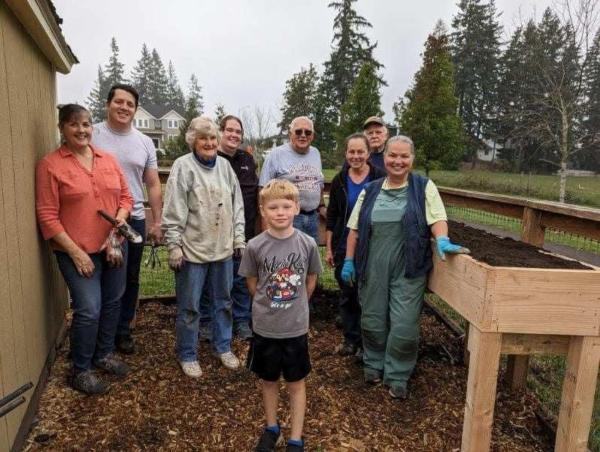 Rotary Club in the Community Garden