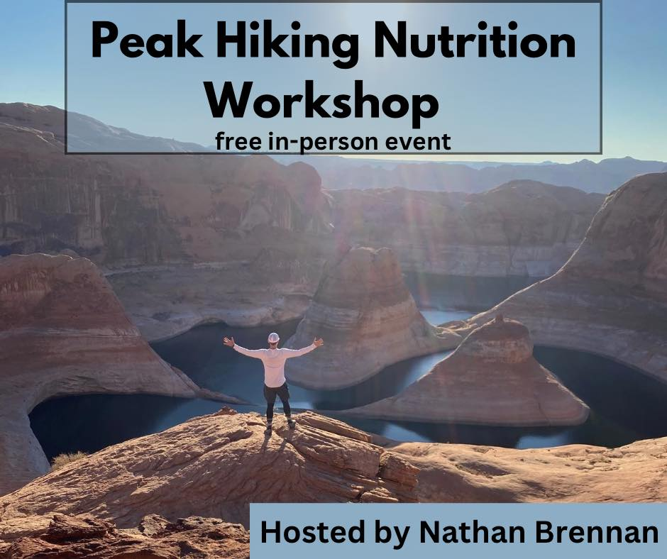 In-Person Hiking Nutrition Workshop