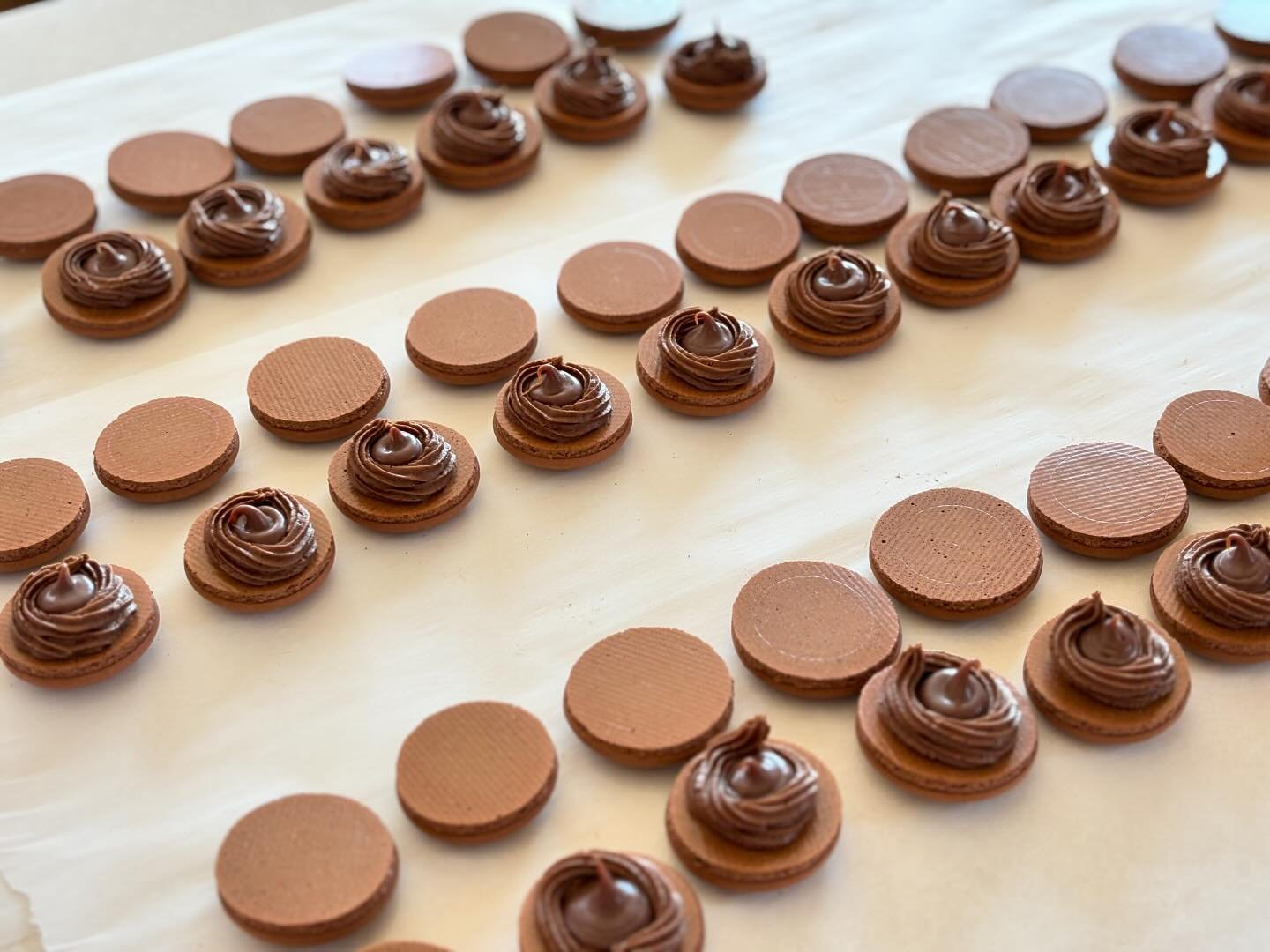 Double Chocolate Ganache Macaron