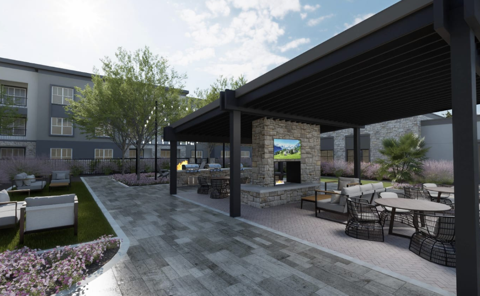 Community Grilling & Entertainment Area